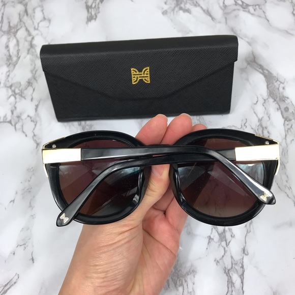 NEW Heirloom Black Miramar Blue Lens Sunglasses - Picture 5 of 6